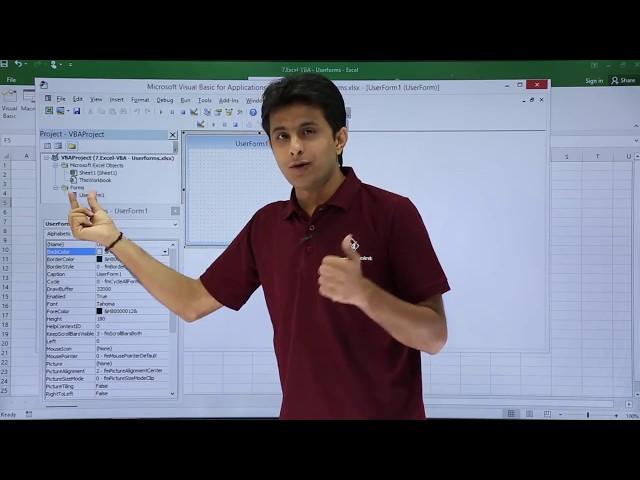 Excel VBA - Create User Form