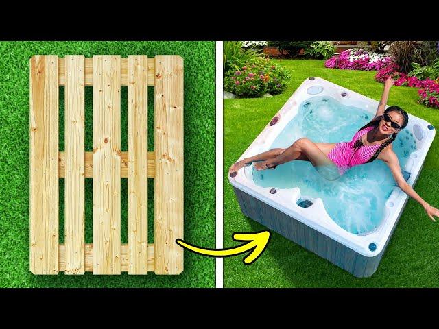 24 günstige DIY-Ideen zur Dekoration von Garten und Haus