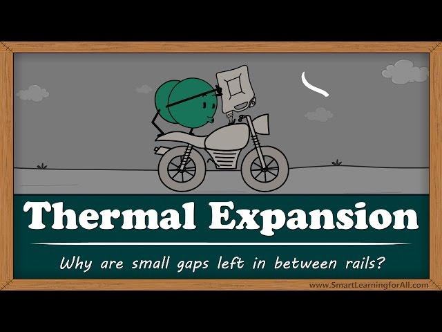 Thermal Expansion - Why are gaps left between railway tracks? | #aumsum #kids #science