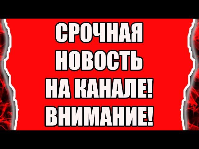 Срочная новость для подписчиков и зрителей канала Реальность наизнанку
