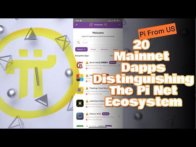 Pi Network | 20 Mainnet Dapps Distinguishing The Pi Net Ecosystem