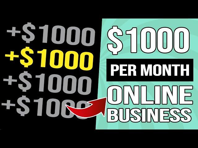 THIS Simple Online Business From Home PAYS $1000 PER MONTH (EASY Make Money Online Tutorial 2020)