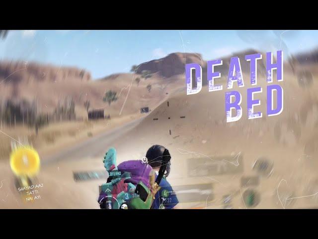 Death Bed  60FPS BGMI Montage cr0x. #cr0x