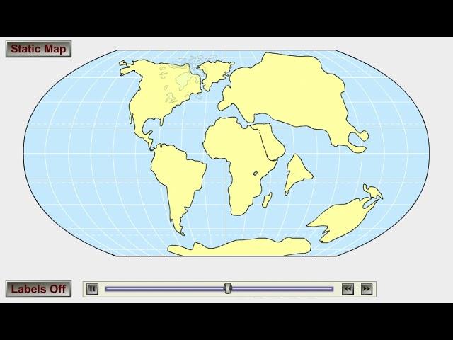 Pangea and Continental Drift 2 Animation