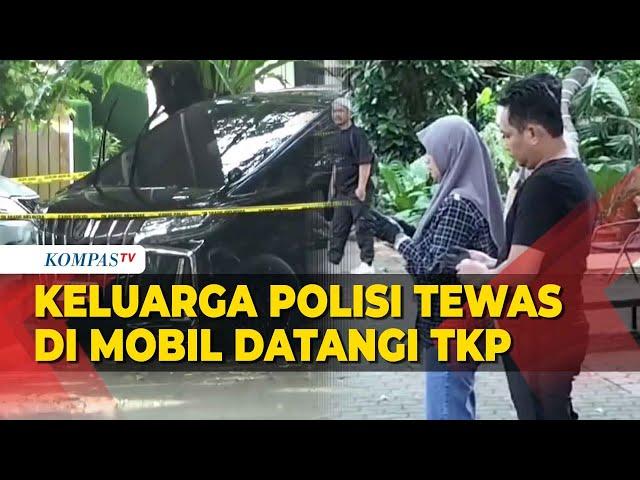 Keluarga Polisi Manado Tewas dalam Mobil Datangi Lokasi Kejadian