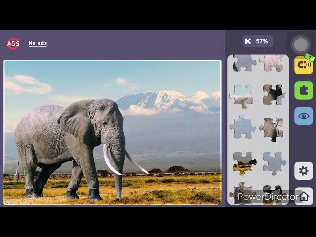 Relax Jigsaw Puzzles ( Elephant )