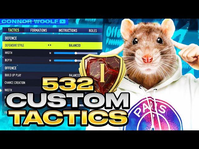 The Formation Anders Vejrgang Uses  FC25 Best 532 Custom Tactics 