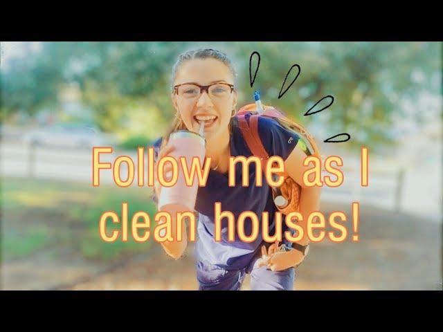 day in the life of a housecleaner and college student !