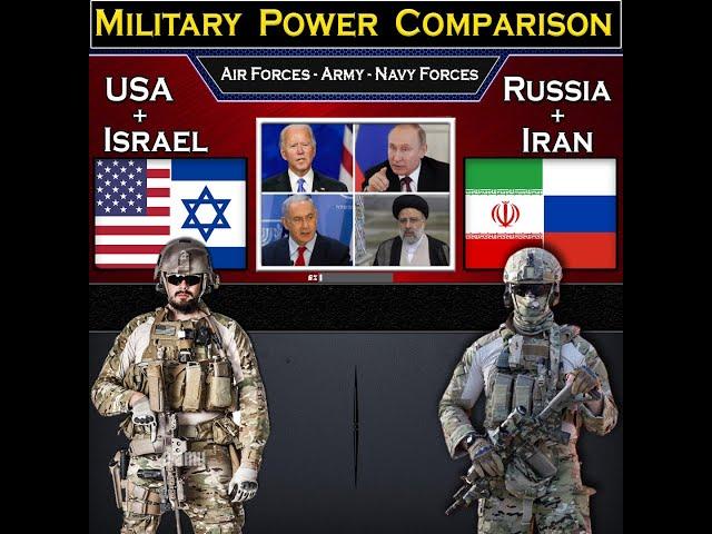 USA + Israel vs Iran + Russia | Military Power Comparison 2024 | Global Power