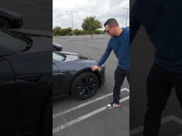 Meet the new stealth gray on the Tesla model 3￼