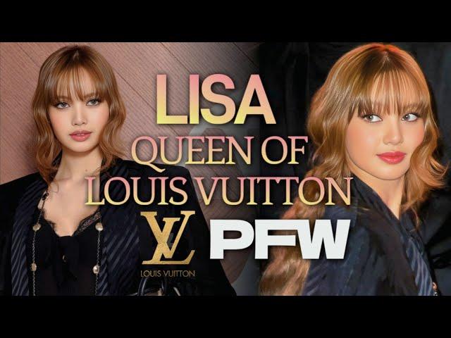 Lisa at Louis Vuitton Paris Fashion Week