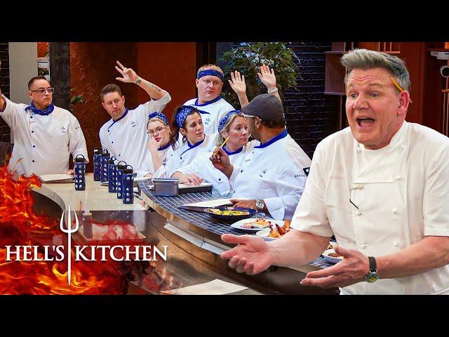 It's the First Dinner Service & the Oldies Struggle to Learn the Menu | Hell's Kitchen