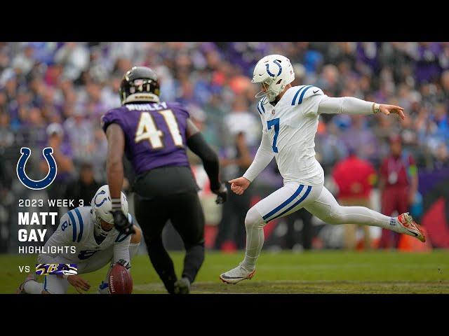 Matt Gay becomes First kicker in NFL history to make four 50 yards+ in a game.
