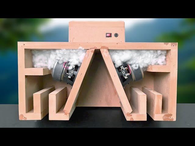 MDF Wood Subwoofer Bluetooth Speaker DIY - powerful bass