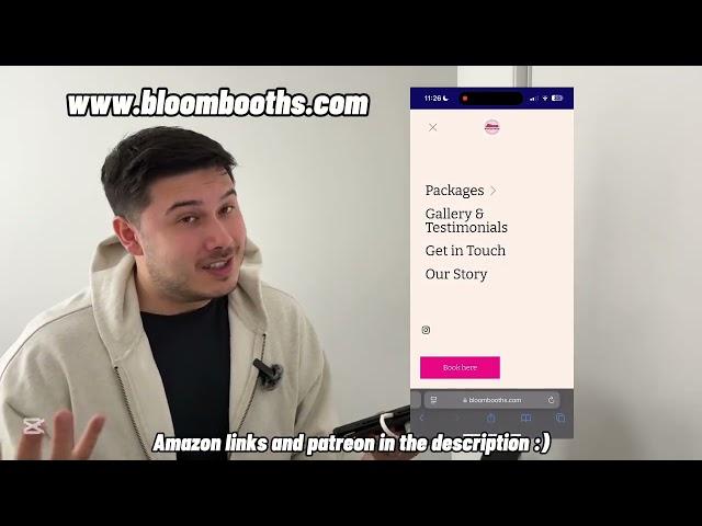 How to start a PhotoBooth business: what website builder I used and website reveal!