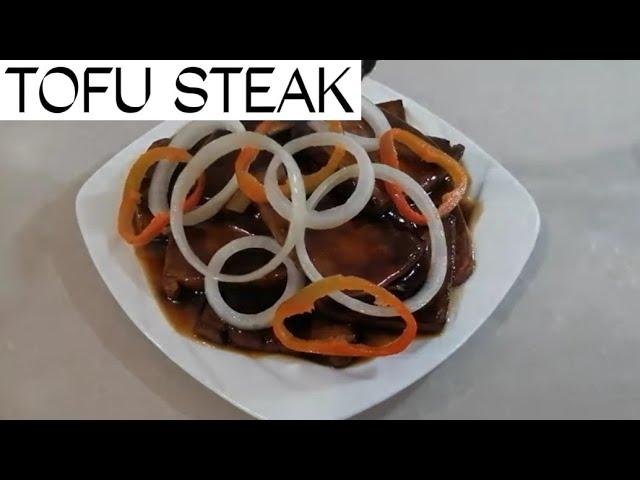 TUFO ALA BEEF STEAK l TUFO RECIPE l VEGETARIAN MENU