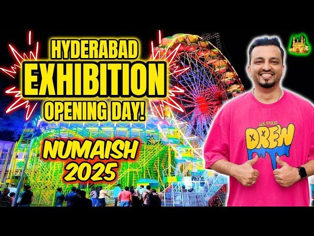 HYDERABAD NUMAISH EXHIBITION 2025 OPENING DAY TOUR! | HYDERABADI VLOG