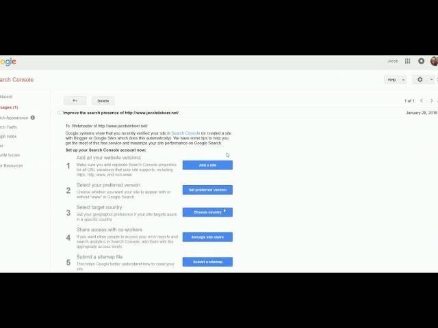 How to submit a sitemap to Google Webmaster Tools 2017