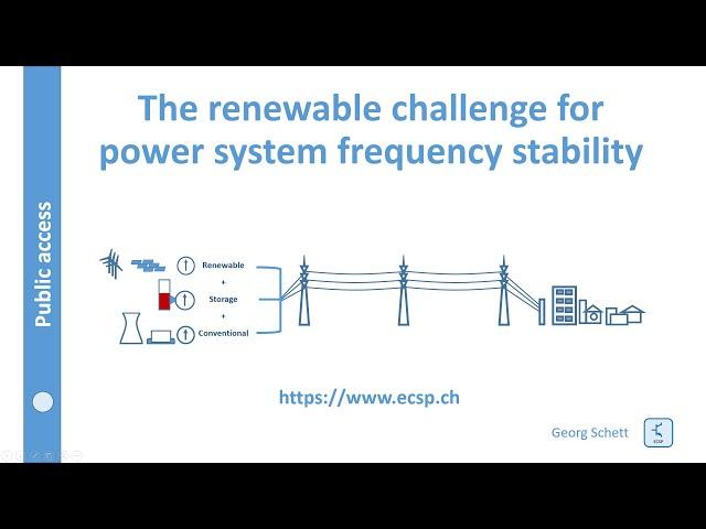 Power system stability renewable challenge