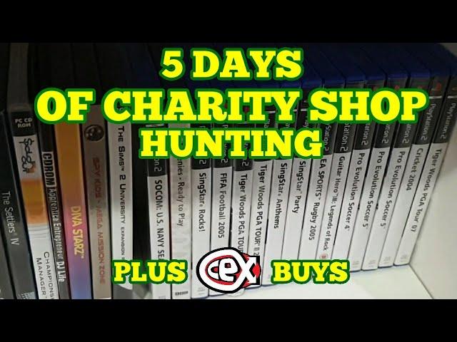 5 days of charity shop hunting with CEX buys!