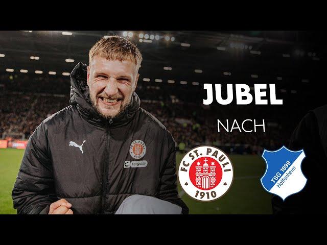 Jubel nach dem Sieg gegen die TSG Hoffenheim
