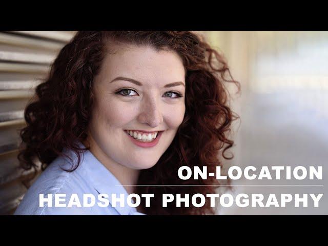 On location headshot photography