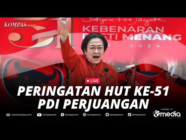 BREAKING NEWS - Pidato Politik Megawati pada HUT Ke-51 PDI-P
