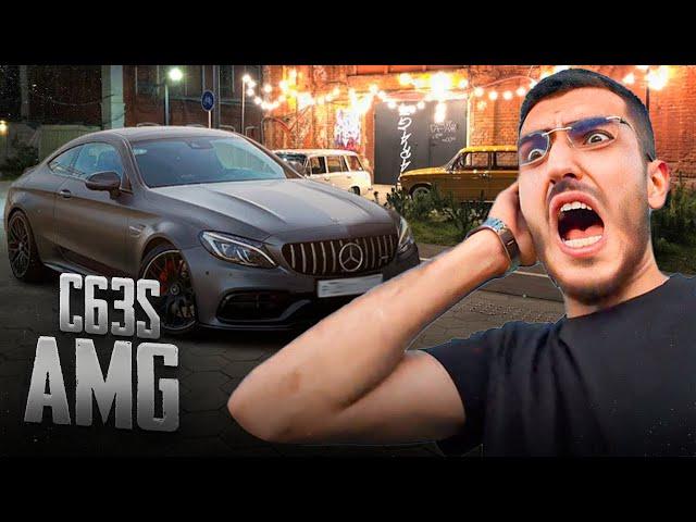 РЕНАТКО ПРОКАТИЛСЯ НА ДИКОМ MERCEDES C63S AMG !| ШУМ НА РАЗБИТОЙ BMW M2 COMPETITION !