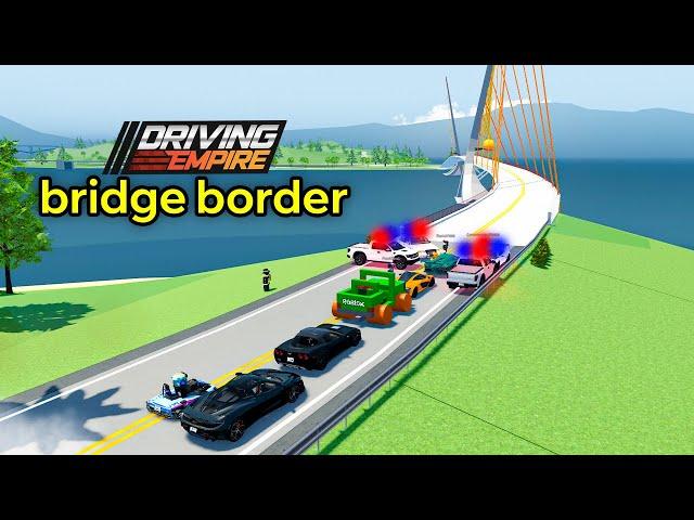 Huge Bridge Border Roleplay In Driving Empire!