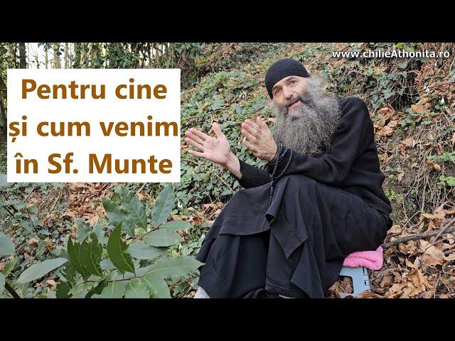 Pentru cine și cum venim în Sf. Munte - p. Pimen Vlad