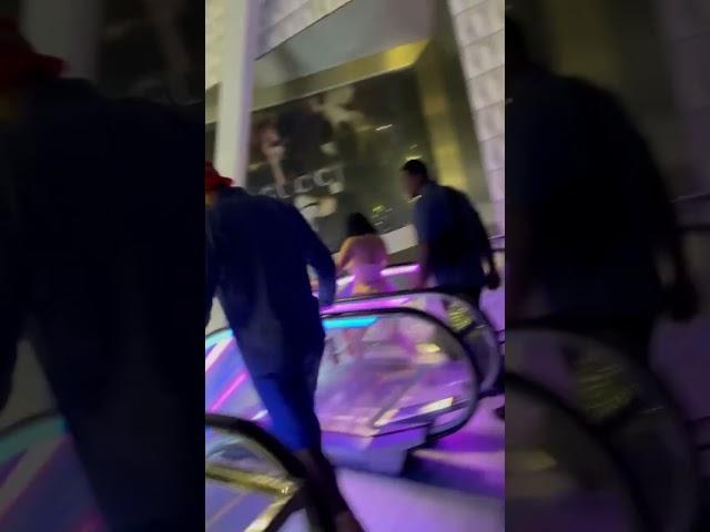 LeBron James goes down wrong escalator to avoid groupies