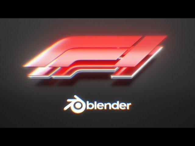 Logo Animations Ep.11 (Formula 1) - Blender Geometry Nodes Tutorial