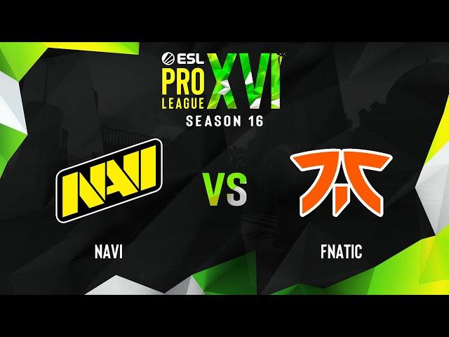 NaVi vs fnatic | Map 1 Ancient | ESL Pro League Season 16 - Group A