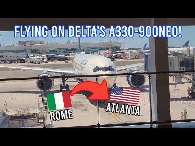 TRIPREPORT | Delta Airbus A330-900NEO | Rome (FCO) - Atlanta (ATL)