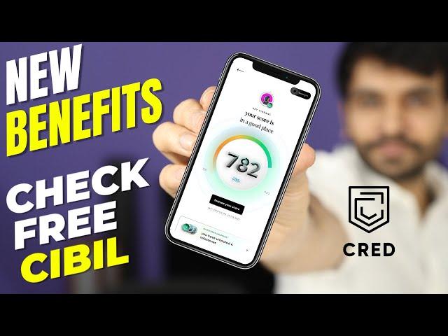 CRED New Benefits Announced | Check FREE CIBIL Score