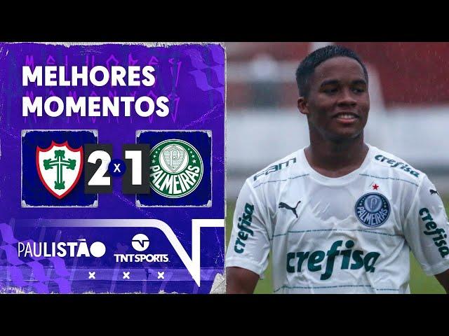 COM ENDRICK EM CAMPO, PALMEIRAS PERDE INVENCIBILIDADE NO SUB-20 | PORTUGUESA 2 X 1 PALMEIRAS