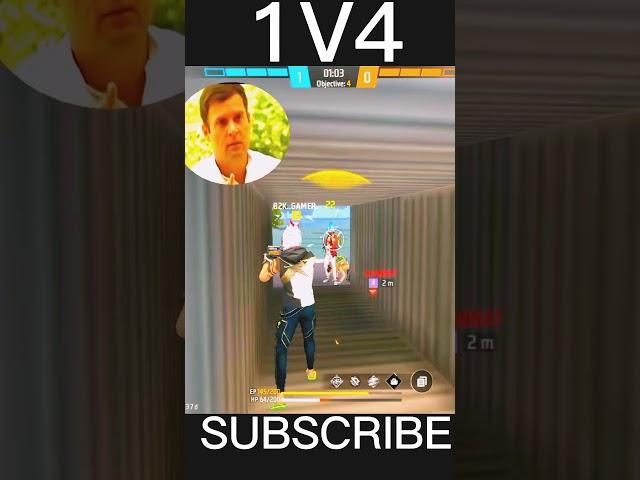 free fire nuw vidio #shotrs SN SUPER GAMING #free fire 1VS4 #viral #shotrs