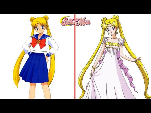 Sailor Moon Characters In Princess Look | Star Detector