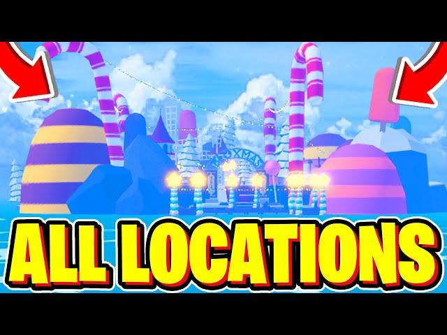 How To FIND CHRISTMAS ISLAND LOCATION In BLOX FRUITS! (First Sea, Second Sea, Third Sea) Roblox