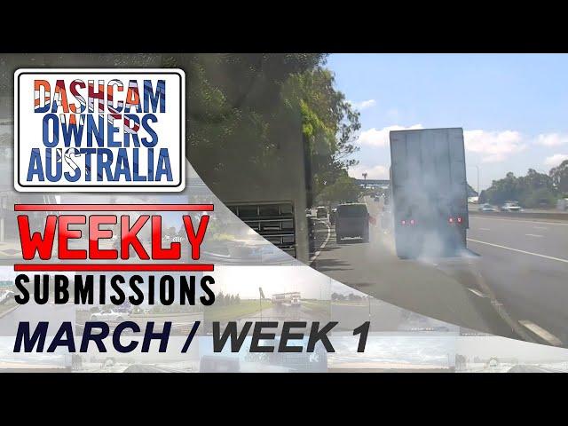 Dash Cam Owners Australia Weekly Submissions March Week 1