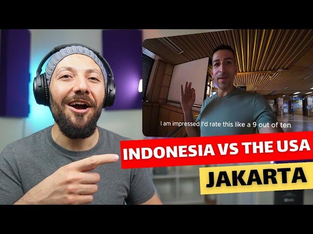  CANADA REACTS TO Indonesia VS The USA - Jakarta, Indonesia's Infrastructure reaction