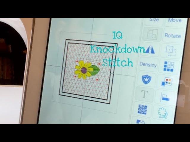 IQ Designer Knockdown Stitches