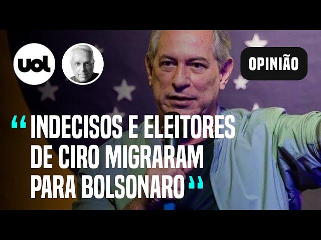 Pesquisas não captaram 'eleitor oculto' antipetista que foi de Ciro a Bolsonaro, diz Toledo