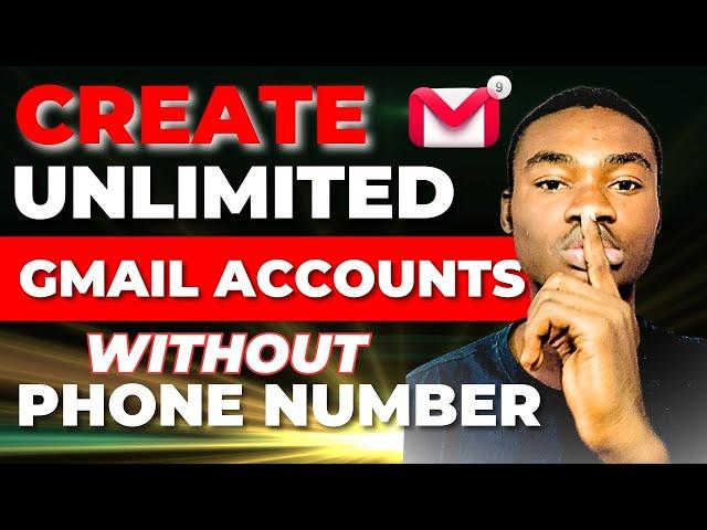 GMAIL TRICK: How To Create Unlimited Gmail accounts Without PHONE Number (With Proof) 2024