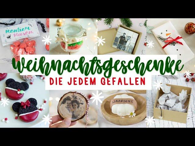 DIY Weihnachtsgeschenke selber machen, die JEDEM gefallen! Geschenkideen zum Wichteln basteln