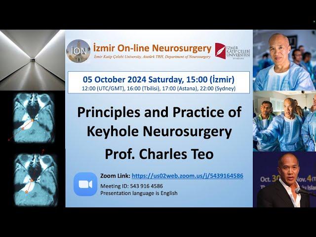 İON 471. Lecture, Teo: Principles and Practice of Keyhole Neurosurgery 05.10.2024