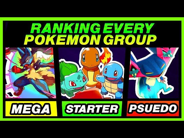 I Ranked ALL 11 Pokemon Groups | Mr1upz