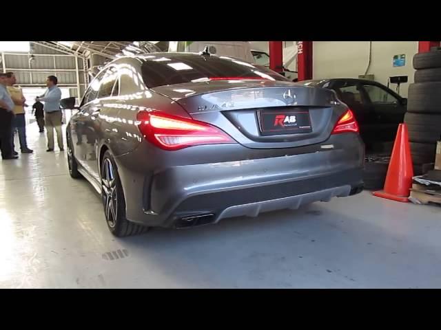 Mercedes-Benz CLA45 AMG valve control exhaust sounds with Armytrix Performance Exhaust by RAB