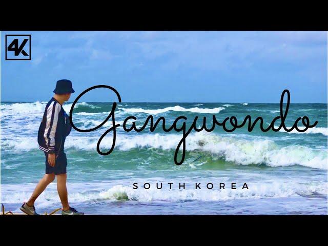 [4K] Beautiful Beaches in Gangwondo Province South Korea | 강원도 | Walk with Ruru | Travel