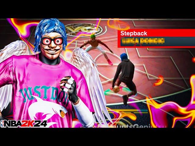 THIS SECRET STEPBACK IS GOD TIER IN NBA 2K24! (MUST WATCH) BEST DRIBBLE MOVES - HANDCAM TUTORIAL